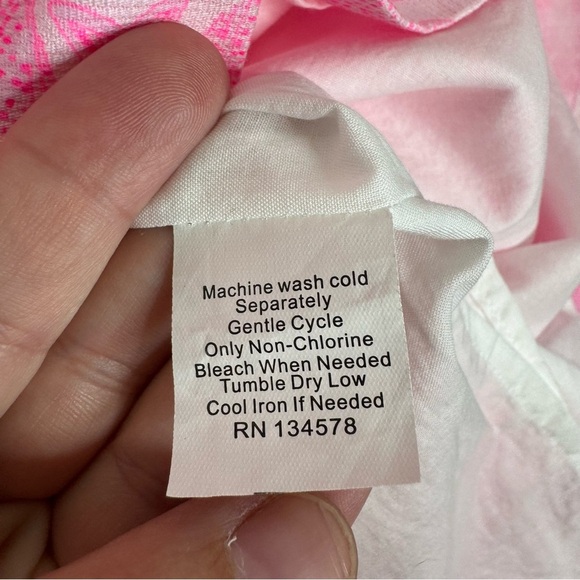 Vineyard Vines Hot Pink Fish Print Sundress Size 2 - Picture 5 of 6